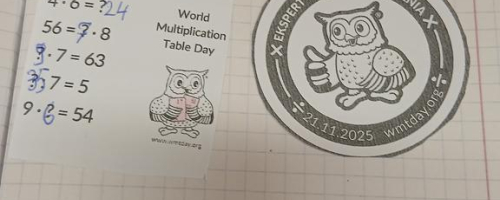 XV ŚWIATOWY DZIEŃ TABLICZKI MNOŻENIA